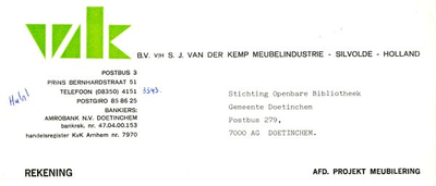 02342 B.V. v.h. H.S.J. van der Kemp - meubelindustrie