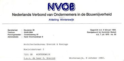 02986 Nederlands Verbond van Ondernemers in de Bouwnijverheid (NVOB) Afdeling Winterswijk