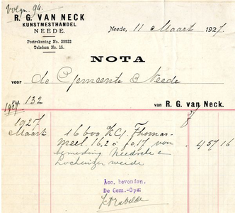 0849-03212 R.G. van Neck, kunstmesthandel