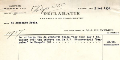 0849-03297 A.M.J. de Weijer, notaris