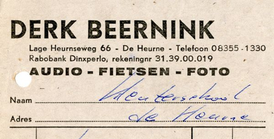 0849-03392 Derk Beernink, audio, fietsen, foto