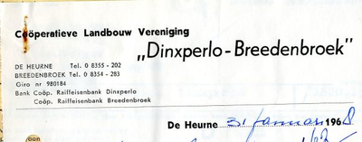 0849-03403 Dinxperlo-Breedenbroek, coöp. landbouw vereniging