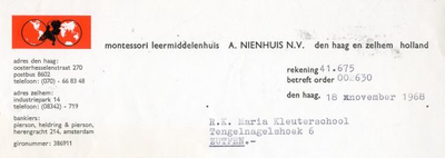 0849-3663 A. Nienhuis n.v., montessori leermiddelenhuis