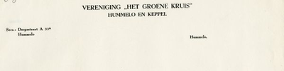 0849-3670 Vereniging Het Groene Kruis - Hummelo en Keppel