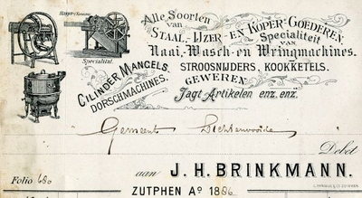 0849-3816 J.H. Brinkmann.