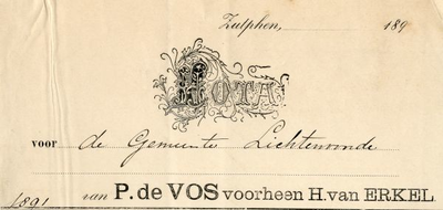 0849-3821 P. de Vos voorheen H. van Erkel