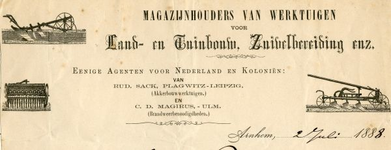 0849-3835 Magazijnhouders van werktuigen voor Land- en tuinbouw, zuivelbereiding enz.