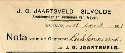0849-3888 J.G. Jaartsveld, stratenmaker en aannemer van wegen