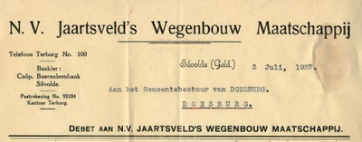 0849-3922 N.V. Jaartsveld's Wegenbouw Maatschappij