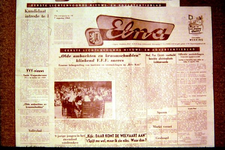 0616 Voorpagina van de Eerste Lichtenvoords Nieuws- en Advertentieblad met het verslag over de oude ambachten bij Erve Kots