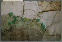 5075 Kaart door Jan van Lindt, collectie Gelders Archief. detail grensgebied Aalten