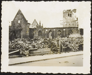 1216 Wageningen, verwoeste hoofdstraat en kerk