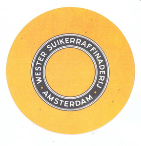 158-4 Beker-rondel: Wester Suikerraffinaderij - Amsterdam
