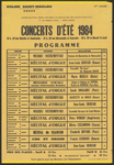 35 Concerts d' été 1984. Eglise Saint Maclou, Rouen