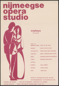 45 Nijmeegse Opera Studio. Orpheus, Chr. W. Gluck. Dirigent: Pierre van der Schaaf. Aula van De Lindenberg, ...