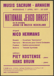 51 Nationaal Jeugd Orkest. Dirigent: Nico Hermans. Musis Sacrum, Arnhem
