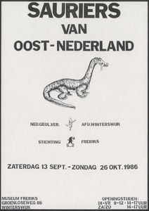 58 Sauriërs van Oost-Nederland. Nederlandse Geologische Vereniging afd. Winterswijk. Museum Freriks Winterswijk