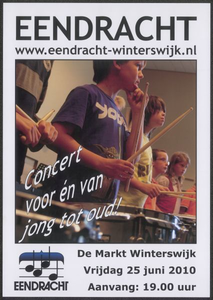 103 Eendracht Winterswijk. Concert voor én van jong tot oud! De Markt Winterswijk
