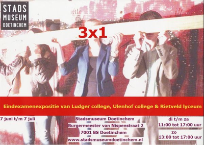 143 3x1, Eindexamenexpositie van Ludger College, ulenhof College en Rietveldlyceum, Stadsmuseum Doetinchem