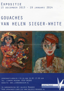 182 Gouaches van Helen Sieger-White, Liemers Museum, Zevenaar