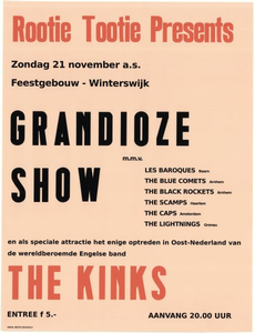 233 Rootie Tootie Presents Grandioze show met als speciale attractie het enige optreden in Oost-Nederland van de ...