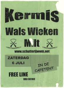 280 Kermis Wals Wieken Milt. In de cafétent 'Free Line'