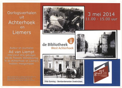 349 Oorlogsverhalen uit Achterhoek en Liemers. Auteur en journalist Ad van Liempt interviewt drie getuigen die de ...