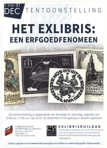 357 Tentoonstelling 'Het Exlibris: een erfgoedfenomeen' Erfgoedcentrum Achterhoek en Liemers