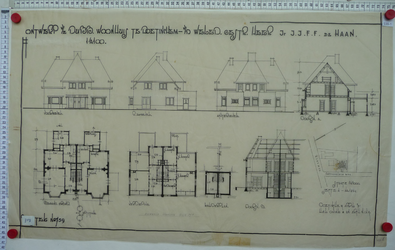 539 Bouw dubbel woonhuis, 1931