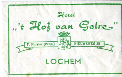 004 Hotel ' 't Hof van Gelre'. P. Finster (Prop.)