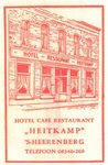 081 Hotel café restaurant 'Heitkamp'