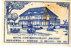055 Hotel café restaurant 'Bruins'. G. Bruins