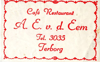 071 Café restaurant A.E. v.d. Eem