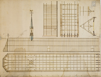 748-0002 [De vernieuwing van het dak en het torentje van de Broerenkerk te Zutphen], [augustus 1769]