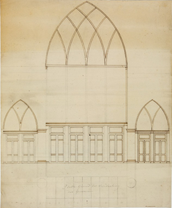 750-0001 [Verkorting van de binnenruimte van de Broerenkerk te Zutphen, [november 1790]