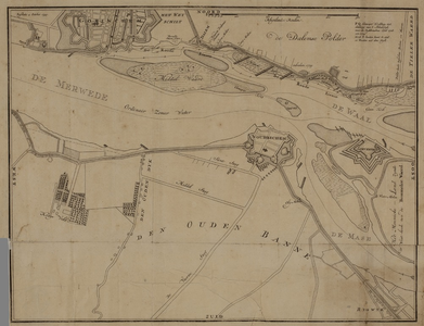985 [De rivieren Waal en Maas van Loevestein tot Gorinchem : met project van de kribben, [1755]