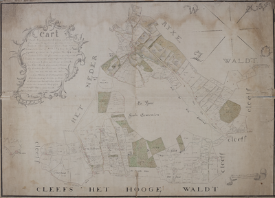 961 Carte van de vrije heerlijkheid Groesbeek..., 1770