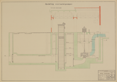 12874-0012 Centrale Gelderland : 23 tekeningen van de bouw der P.G.E.M. centrale te Nijmegen, januari-mei 1932
