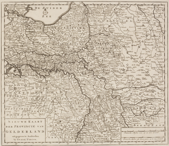 1 Nieuwe kaart der provincie van Gelderland, [1741 of 1744]