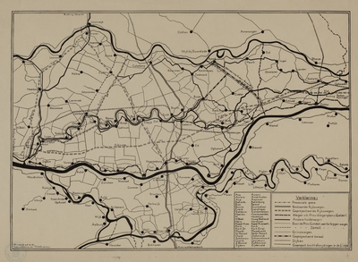 21 [Wegen en kanalen in het Gelderse rivierengebied], [ca. 1900]
