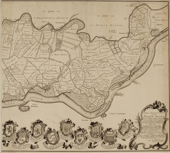 5 Landkaart van de TielerWaard naar een teekening in 't groot ontworpen, [1759]