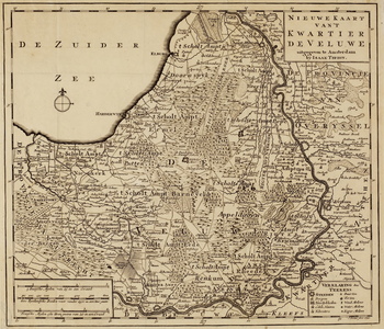 7 Nieuwe kaart van 't Kwartier De Veluwe, 1741
