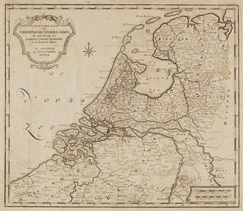 9 Nauwkeurige kaart der Vereenigde Nederlanden tot opheldering der Vaderlandsche historie in de zestiende eeuw, [1752]
