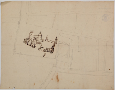 4547A-0002 [Een kruithof bij het kasteel van Culemborg], 1633