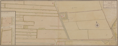 1576 Plan van de hoofstede Haanpol toebehorende...Torck, heer van Roosendaal in Peetekum, 1752