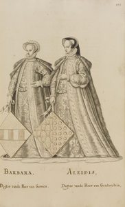 3054-0052 Barbara, dogter vande Heer van Gemen - Aleidis, dogter vande Heer van Gunterstein, ná 1724
