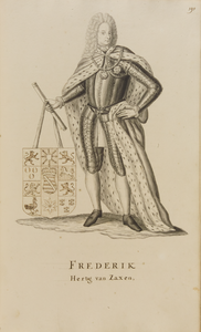 3054-0067 Frederik, Hertog van Zaxen, ná 1724