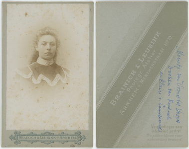 284-0004 Marietje van Voorst tot Voorst , 1890-1898
