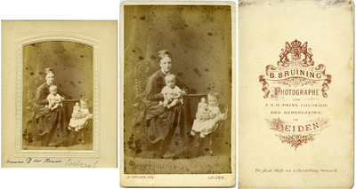 471-0005 Mama, Dora en Henri Coebergh, 1874-1875
