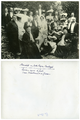 492 Huwelijk van Ditzhuyzen-Coebergh in de tuin, 06-07-1905